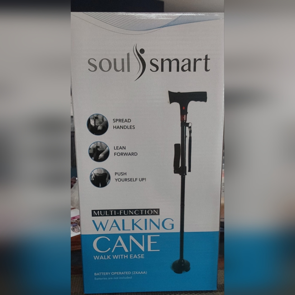 NWT. MULTI-FUNCTION WALKING CANE
